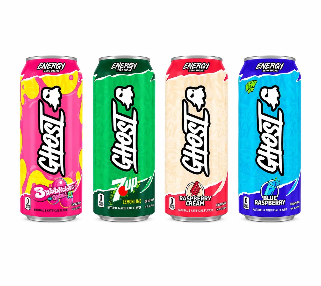 Ghost Energy Variety Pack Caffeinated Drink, 4-Can Sports & Energy Drinks Pack
