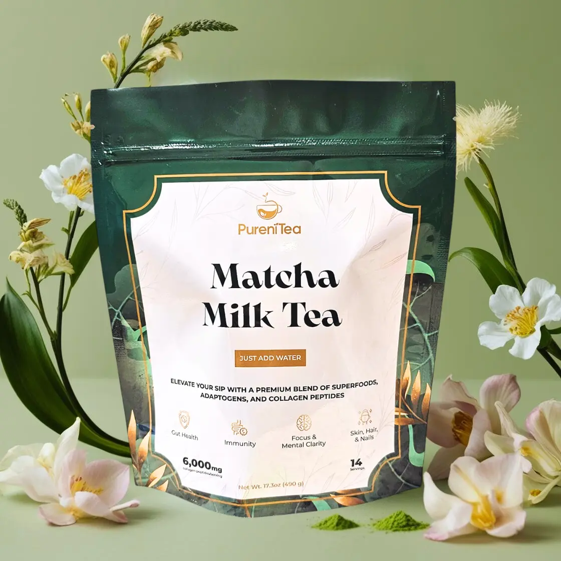 Instant Matcha Milk Tea – Smooth, Creamy, and Packed with Goodness