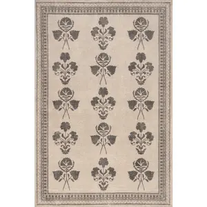 Padma Lakshmi Floris Hand-Tufted Floral Wool-Blend Rug Padma Lakshmi Floris Hand-Tufted Floral Wool-Blend Rug