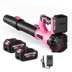 TANLOOK High-Power Electric Leaf Blower - 580 CFM 160 MPH, 2×4Ah Batteries Included, Speed Adjustable - High Airflow for Blowing Leaves & Snow - Ideal Garden Tool for Autumn/Winter Care HC1