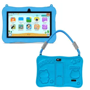 7 Inch Kids Learning Tablet PC Android 13.0 4GB 64GB, Dual Camera 2mp+5mp, WiFi Bluetooth-compatible, Shockproof Case, Parental Control, Ideal Gift