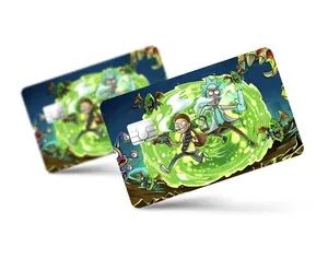 Rick And Morty Debit Card Sticker