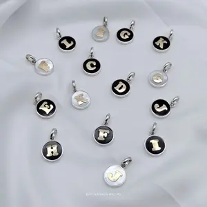 950 Silver Inicial - Classic Initial Design for Personalized Jewelry - High-Quality Silver Finish - Perfect for Gifts