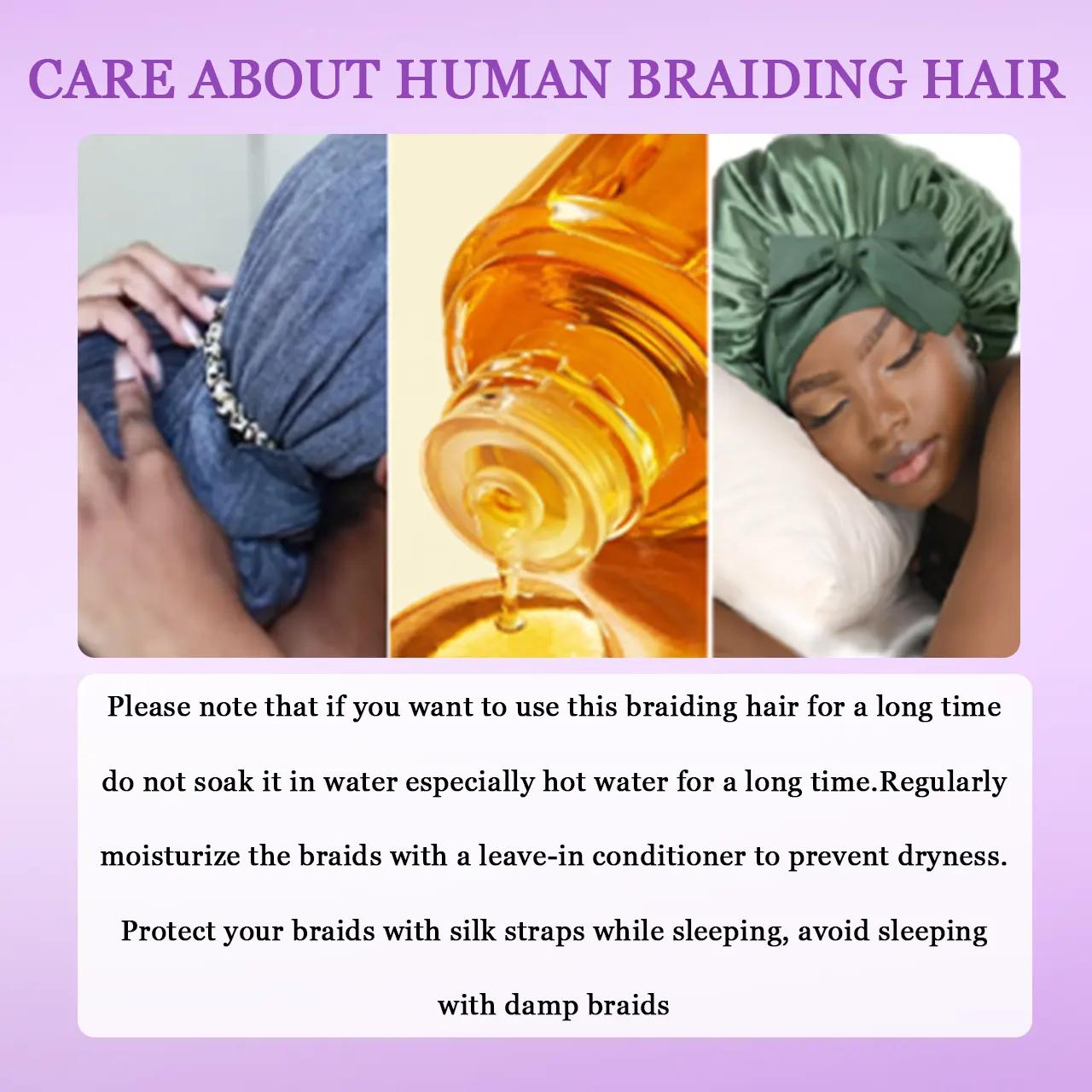 Ygwigs #4A/27/30 Piano Color Bulk Hair for Braiding Deep Wave Body Wave