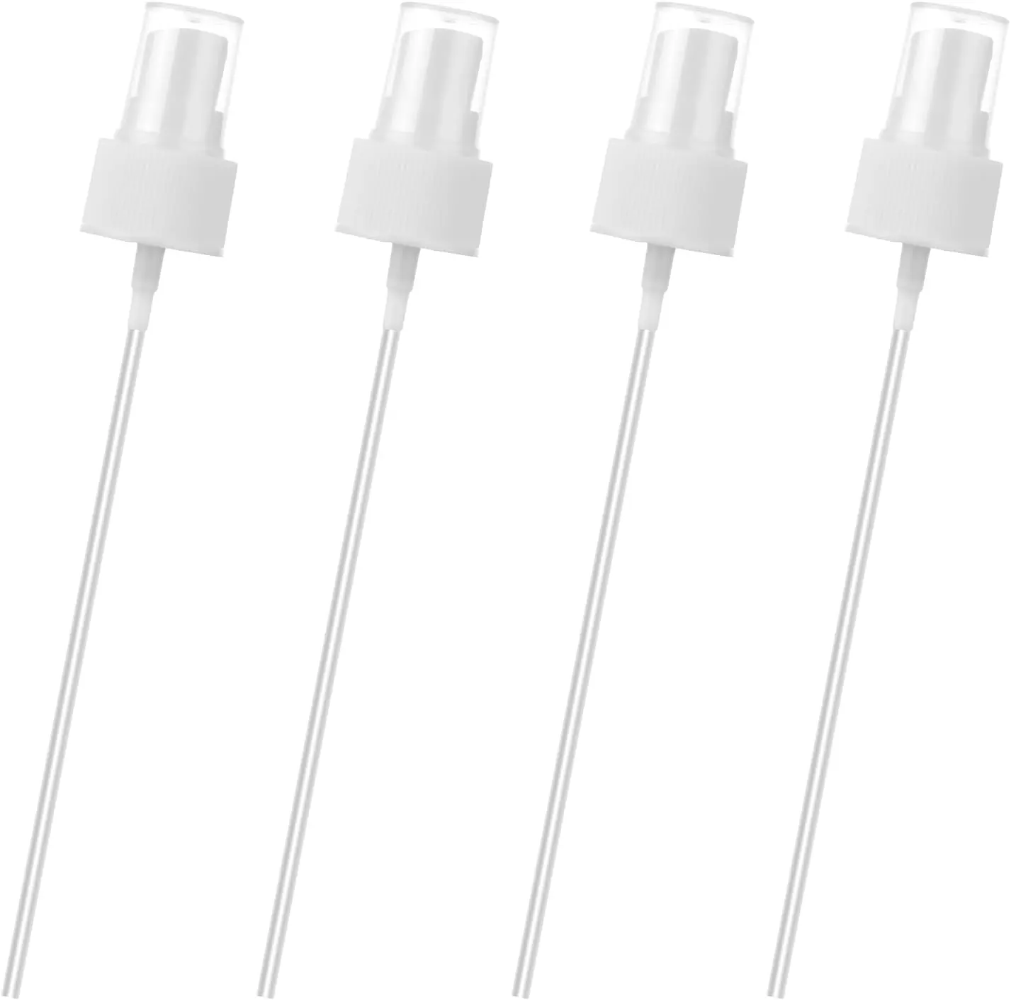 4 Pack Spray Bottle Top, Spray Bottle Nozzle Sprayer Tops Replacement Pump Plastic for Essential Oil Bottles, White