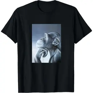 Cotton Graphic Tees Streetwear Gifts  Funny Lion Monkey Meme ragebait Meme Brainrot gen Alpha Meme T-Shirt