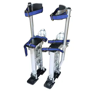 findmall 15-23 Inch Drywall Stilts Grade Adjustable Auminum Tool Stilt for Painting or Cleaning