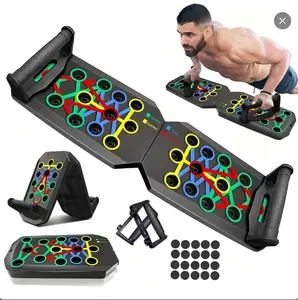 Solid Push Up Board Home Workout Equipment Multi-Functional Pushup Stands System Fitness Floor Chest Muscle Exercise Professional Equipment Burn Fat Strength Training Arm Men & Adjustable Stable Durable & Lightweight Push-Up Stand Suitable