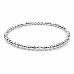 3mm Sterling Silver Karma waterproof bracelet