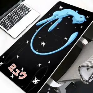Mystical Blue Creature Starry Extra Large Gaming Mouse Pad, Non-Slip Washable Rubber, Multi-Size, Extended Mousepad, Ideal for Home Office, Great Gift, Computer Mouse Pad, Mouse Pad for Laptop