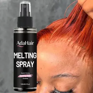 128 mL/4.3 fl oz Natural-Hold Lace Melting Spray, Strong Glueless Bonding Spray for Wigs, Quick-Drying Hair Adhesive, Natural-Forming Long-Lasting Hold Wig Spray