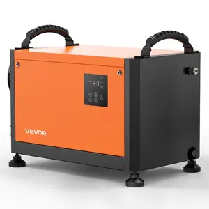 VEVOR 125 Pints Commercial Dehumidifier with Drain Hose for Crawl Spaces, Basements Warehouse Job Sites, Large Capacity Dehumidifier for Water Damage Restoration, Auto Defrost, CSA ListedVEVOR Super Brand Day