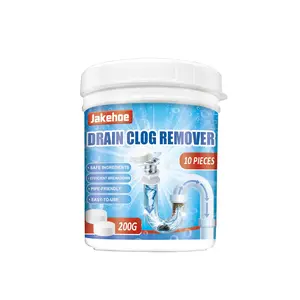 200g Kitchen Blockage & Unclog Drain Pipe Cleaner, Drain Clog Remover, Drain Unclogger, Pipe Cleaning Agent, 1 Count Household Plumbing Cleaner, Household Cleaning Product for Kitchen Bathroom Toilet, Household Cleaning Supplies, Home Cleaning Supplies