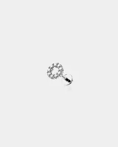 CZ Internally Threaded Helix Stud
