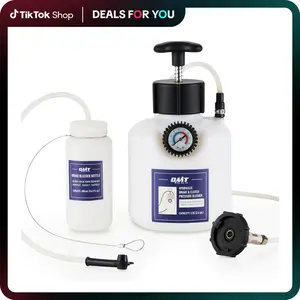 Orion Motor Tech Pressure Bleeder, 2.5L Pressure Brake Bleeder Set with 49.5mm Adapter, 2.6qt Manual Power Brake Bleeder with 500mL Brake Bleeder Bottle Compatible,fathersdaygift Automotive Tire Inflator Car Parts, Limited Time Deal