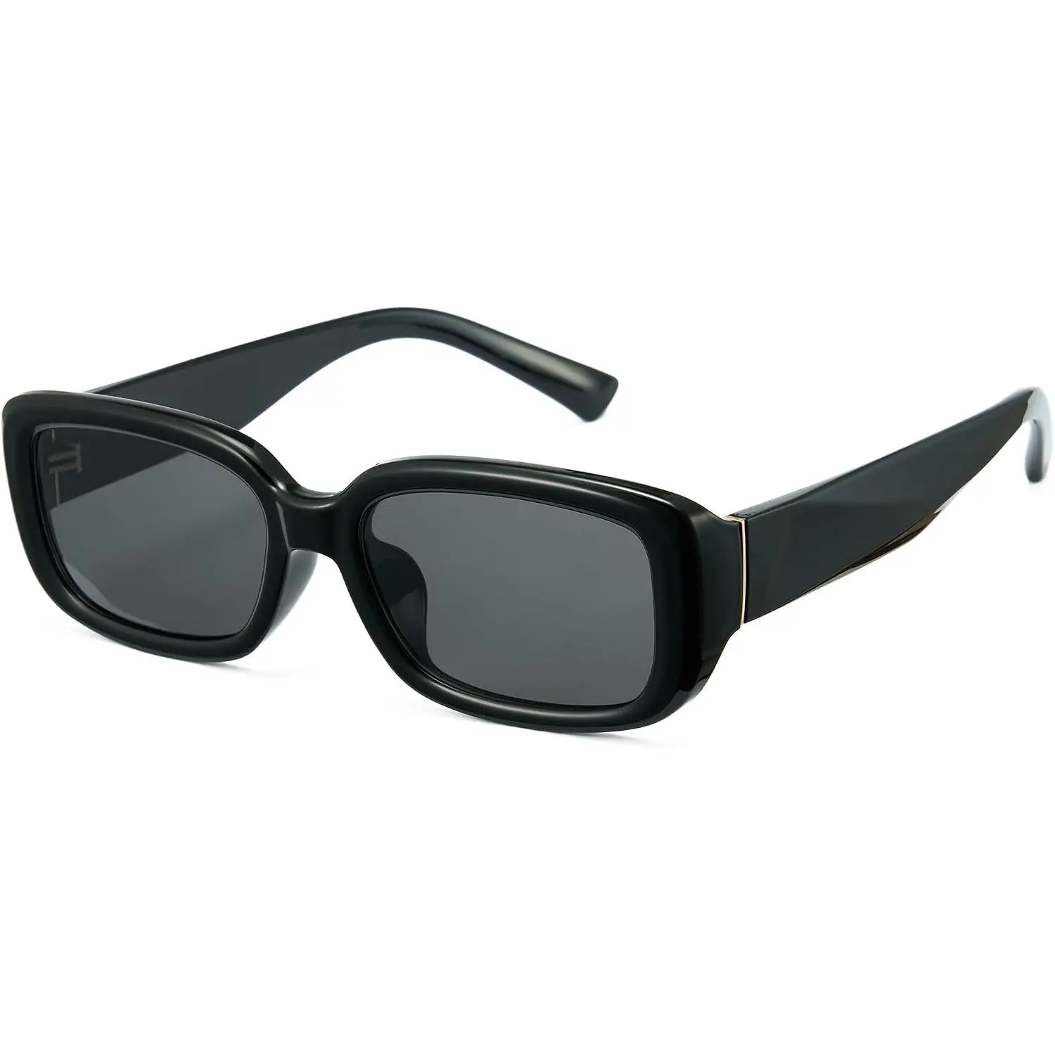 Cyxus Women's Oval Polarized Sunglasses - UV400 Protection, Foldable Polycarbonate Lenses, Ideal for Driving, Everyday Use, Model P1367
