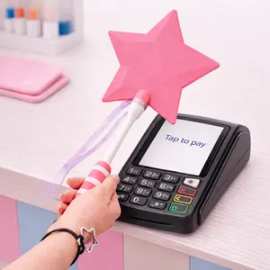 Tap to Pay Magic Wand - Funny Contactless Payment Gift, Credit Card Holder, Drive Thru Accessory, Prank Gift, Novelty Gift, Shopping Gift, Vacation, Anniversary & Birthday Gift - Rave Gift - Girls Trip Gift - Checkout Accessory - Funny Wallet