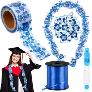 2026 Graduation Candy Leis DIY Making Kit for Kindergarten Preschool Elementary High School & College Graduates Includes Garland Tube Bags Ribbon Cards Scissors for Class of 2026 Graduation Party Favors Ceremony Gifts Graduation Photo Shoots Senior Night