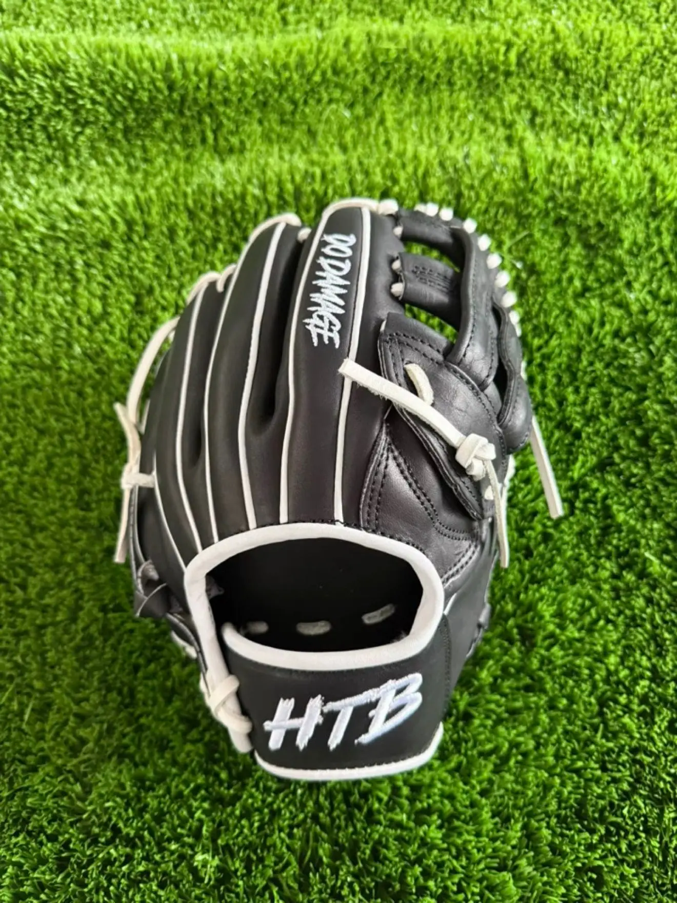 Hurt That Ball Do Damage Infield Glove — 11.75" Premium Kip Leather