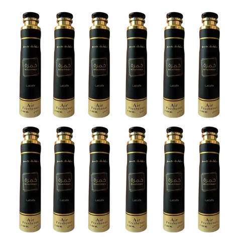 (12 Pack) Khamrah Air Freshener Spray by Lattafa, 300ml
