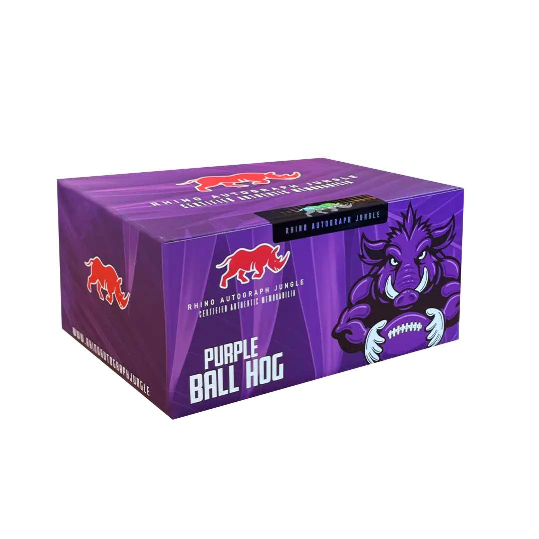 Rhino Autograph Jungle Purple Ball Hog Box