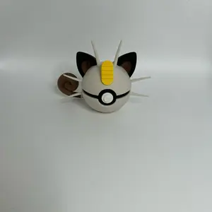 3d Printed Meowth Pokeball