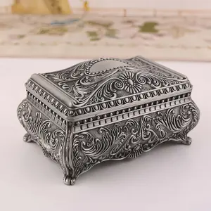💫Hot-Selling Vintage Jewelry Box | European Metal Trinket Storage Perfect Valentine's Day Gift Durable Storage Organizer Vintage Charm Storage
