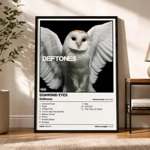 Deftones Canvas Poster |   Rock Band Wall Art – Perfect Gift for Housewarming, Birthday & Christmas
