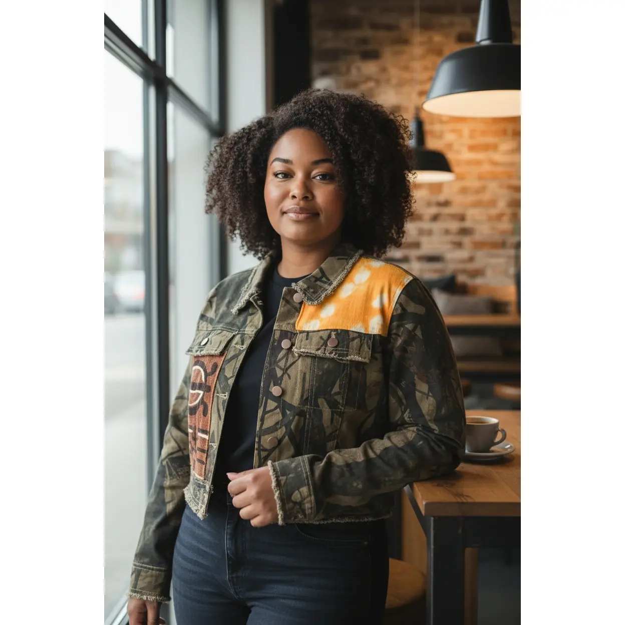 Lorm-Denim Fusion Upcycled Jacket