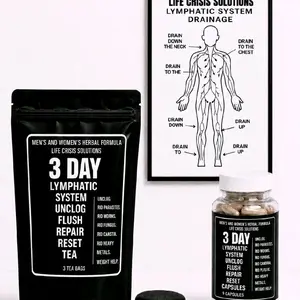 LYMPHATIC SYSTEM-CHART,PUSH STONE,SCOOP SPOON, TEA BAG MORE OPTIONS AVAILABLE IN DROP DOWN MENU NATURAL ORGANIC HERBAL TEA