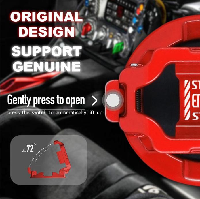 Push Start Button Cover for Cars and Motorcycles – Engine Start/Stop Button Protector and Key Ignition Switch Cover