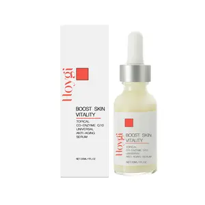 Anti-Aging Essence with Coenzyme Q10, an Antioxidant Firming Serum and Face Oil for Elasticity, for All Skin Types