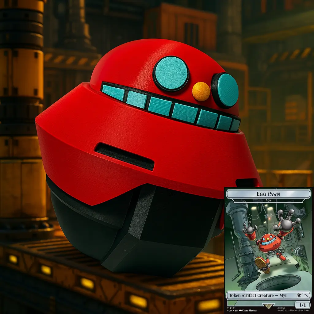 Eggman Minion Deck box | Decorative card Storage | Holds 100 sleeved cards!
