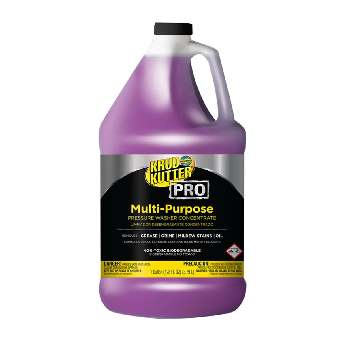 212 MAIN Krud Kutter Pro Heavy Duty All-Purpose Liquid Pressure Washer Concentrate Detergent - 1 gal, Pack of 4, Industrial Household Cleaning Solution, Heavy Duty Cleaner, All-Purpose Cleaner