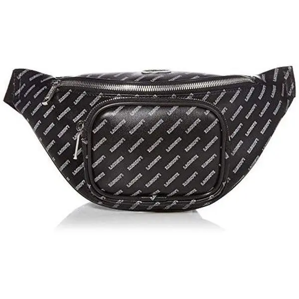 LACOSTE Live Unisex Solid Waist Pack and Belt Bag, No-Nonsense Minimalist Design with Adjustable Strap for Travel & Everyday Use, OS