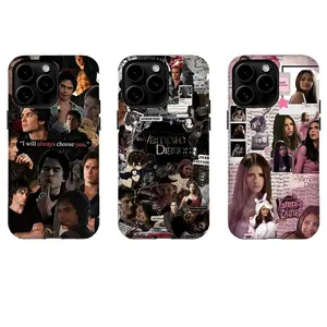 Nostalgic Vampire Diaries Phone Case, Classic TVD Collage Design, Classic Anime Fan Gift,for iPhone 17 16 15 14 13 12 11 Pro Max X XS for Samsung S21–S25 Plus Ultra,Gifts For Fans, Phone Accessories