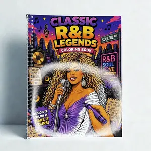 The Classic RnB Legends Coloring Book: Volume 1