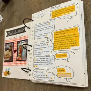 Dating book one year scrapbook for boyfriend memory book Couples gifts Special gift for him our adventure book Trip scrapbook Junk Journal special gift for him