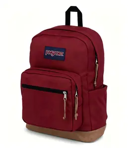 JanSport Right Pack Backpack Durable Daypack with Padded 15" Laptop Sleeve, Spacious Main Compartment Russet Red