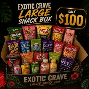 Exotic crave large snack box