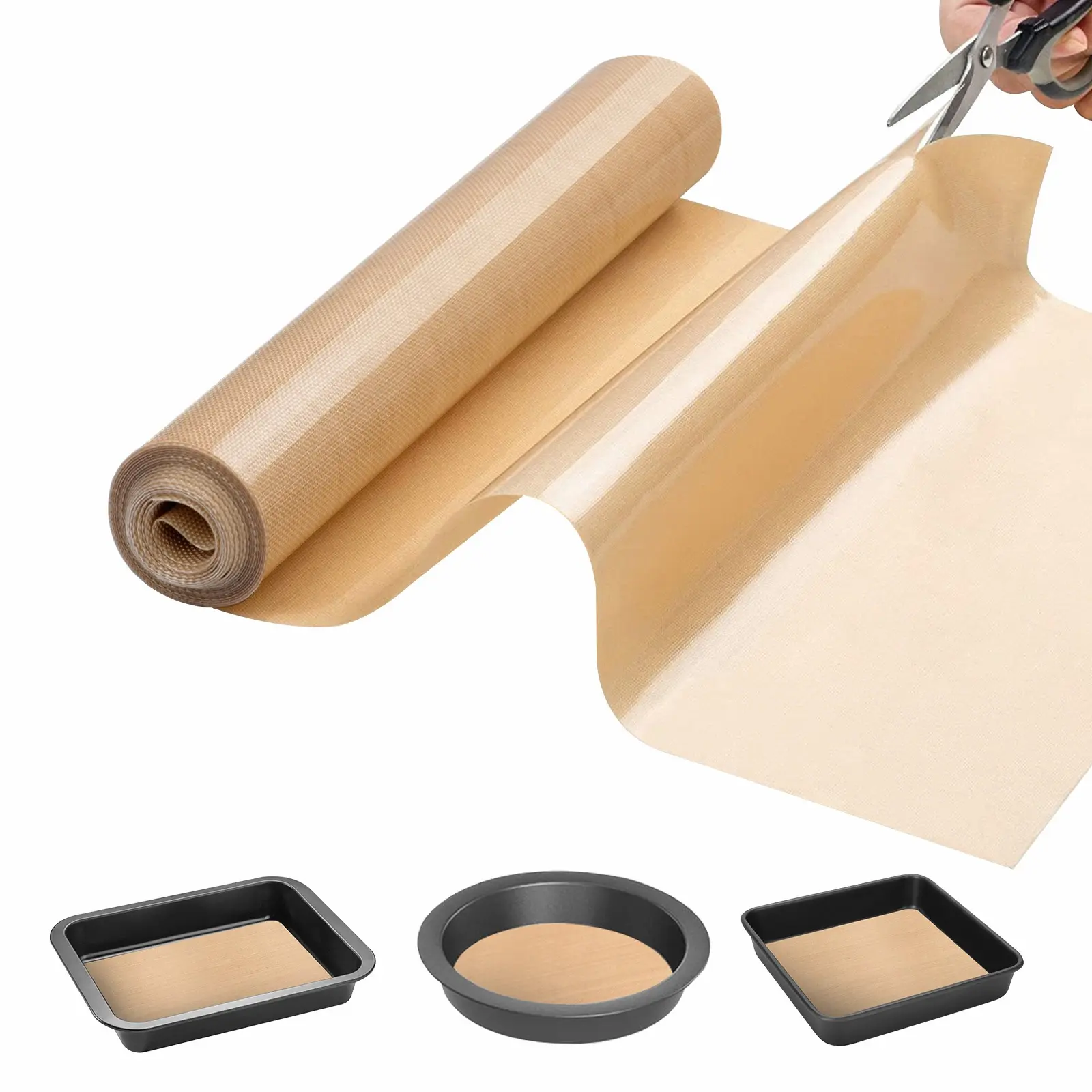 Reusable Silicone Baking Mats, Roll-up Non Stick Oven Liners, High-temperature Grill Mat, Oil-resistant Air Fryer Liner