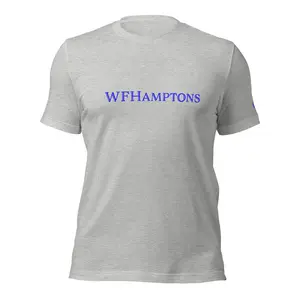 WorkFromHamptons - Unisex T-Shirt (Grey and White)