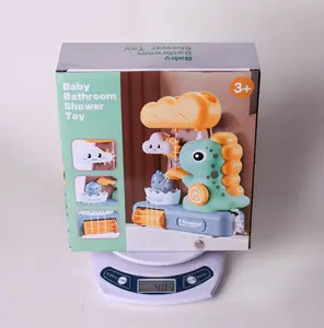 Dinosaur Bath Toy: Non-toxic Food-Grade Silicone, No Manual Shuffling, Parent-Child Interactive, Indoor-Safe, For Boys & Girls Shower