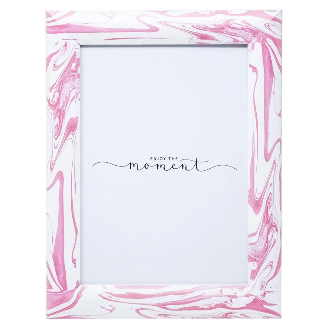 Pink Marble Picture Frame