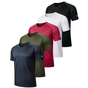 Men's Plain Round Neck Raglan Sleeve,Breathable Quick Drying Short Sleeve T-shirt,Spring Sports Baseball Volleyball Jersey Casual Tee for Gym Workout,Sportswear Activewear Clothing Compression Chirt Workout Tops Gym Outfits