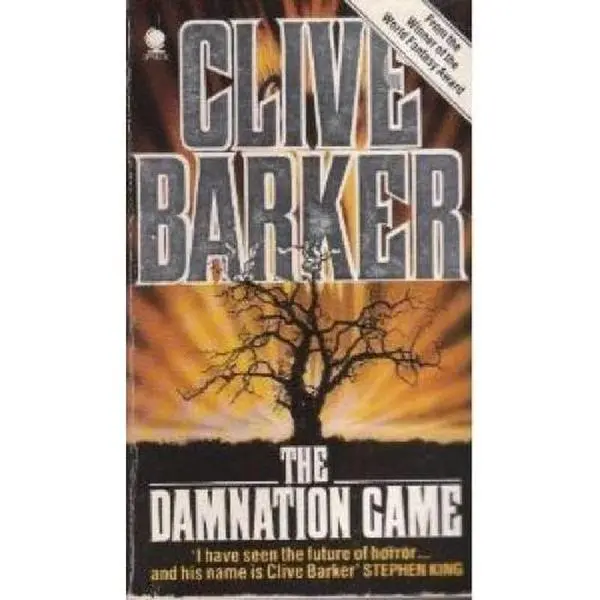 USED Book - The Damnation Game by Clive Barker (Paperback) - english