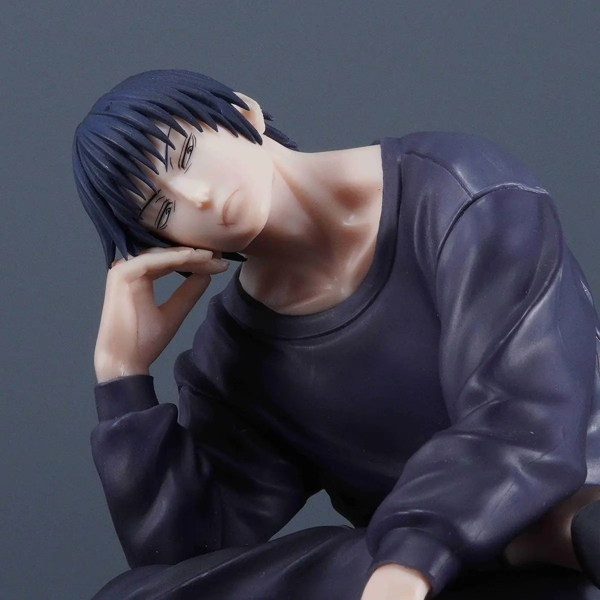 Jujutsu Kaisen (JJK) Toji Fushiguro Sitting Pose PVC Action Figure, Otaku Style Collectible Figurines, Home Decor Statue, Gift for Anime Fans