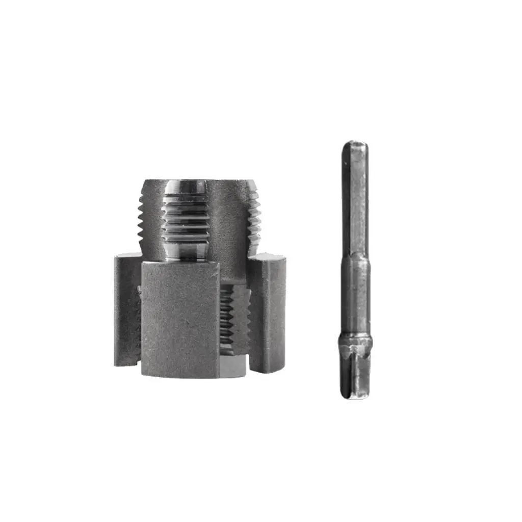 Universal Electric Drill Pipe Tapping Tool Set for 6-Foot PVC Pipes, Integrated Internal and External Tapping Function, Essential Plumbing Kit