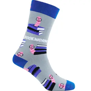Bookworm Reading Bamboo Knit Socks