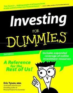 USED-Investing For Dummies by Eric Tyson (Paperback)